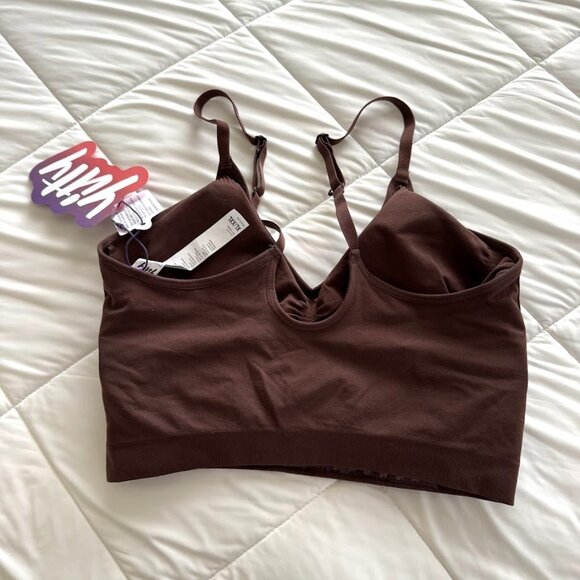 Yitty Nearly Naked Plunge Bra | New with Tags | Brown - Picture 2 of 3